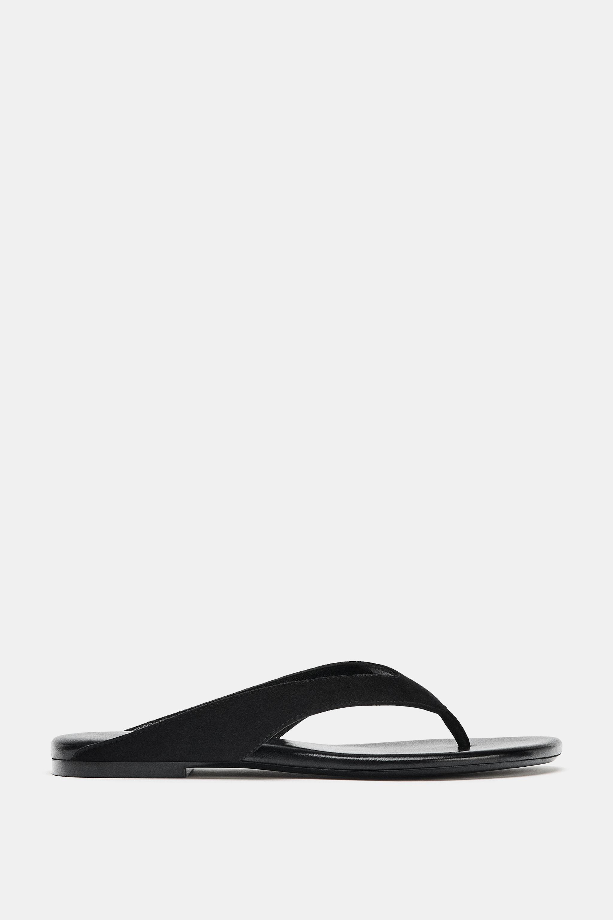 ZARA Flat Leather Sandals
