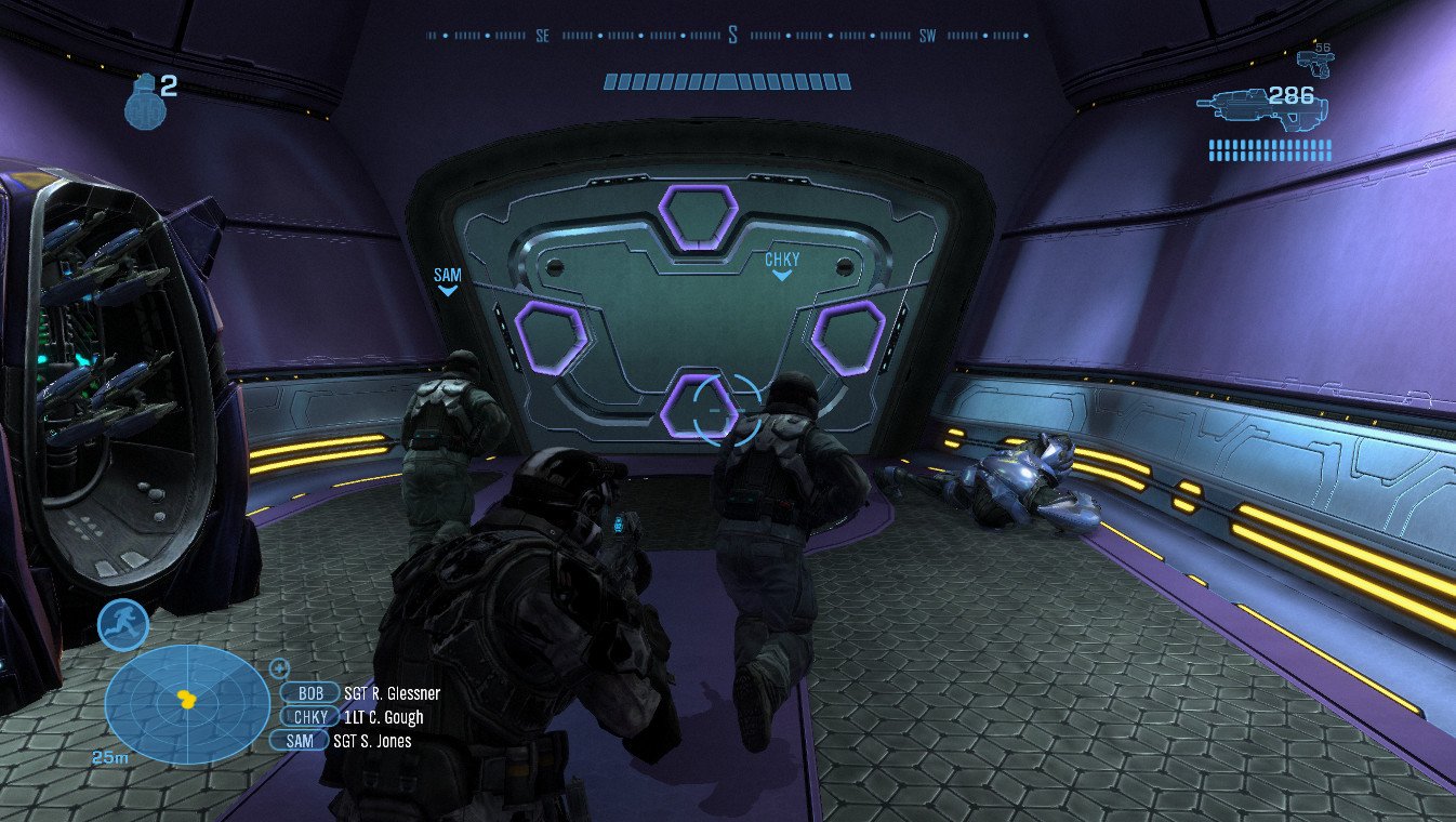 The mod in action.