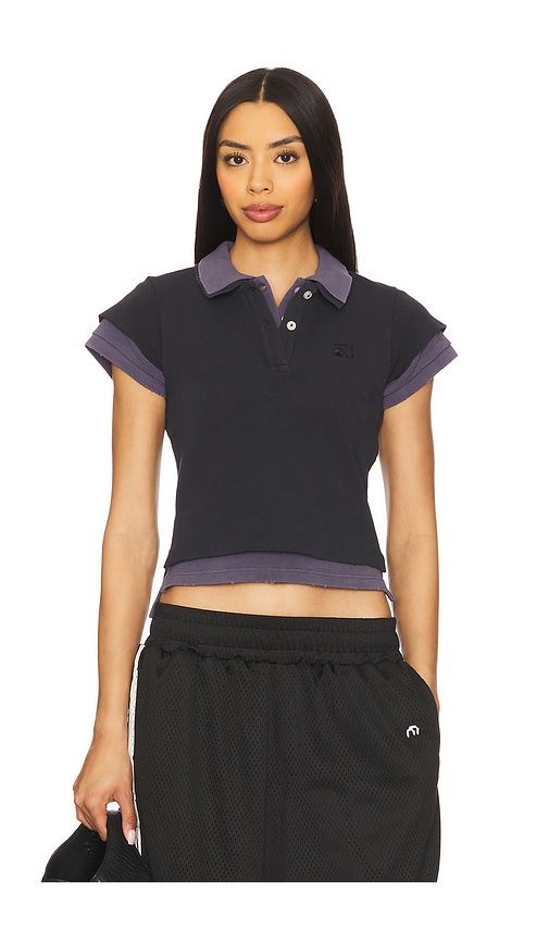 Layered Shrunken Polo