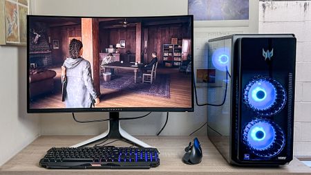 Acer Predator Orion (2024) review unit on desk