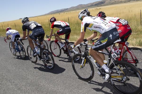HTC-Highroad's Danny Pate moves along