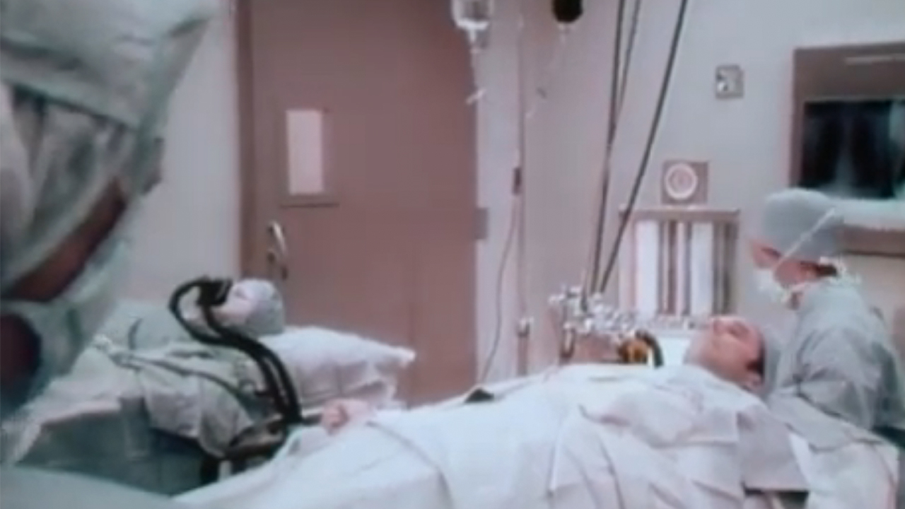 Two men in hospital beds in The Resurrection of Zachary Wheeler
