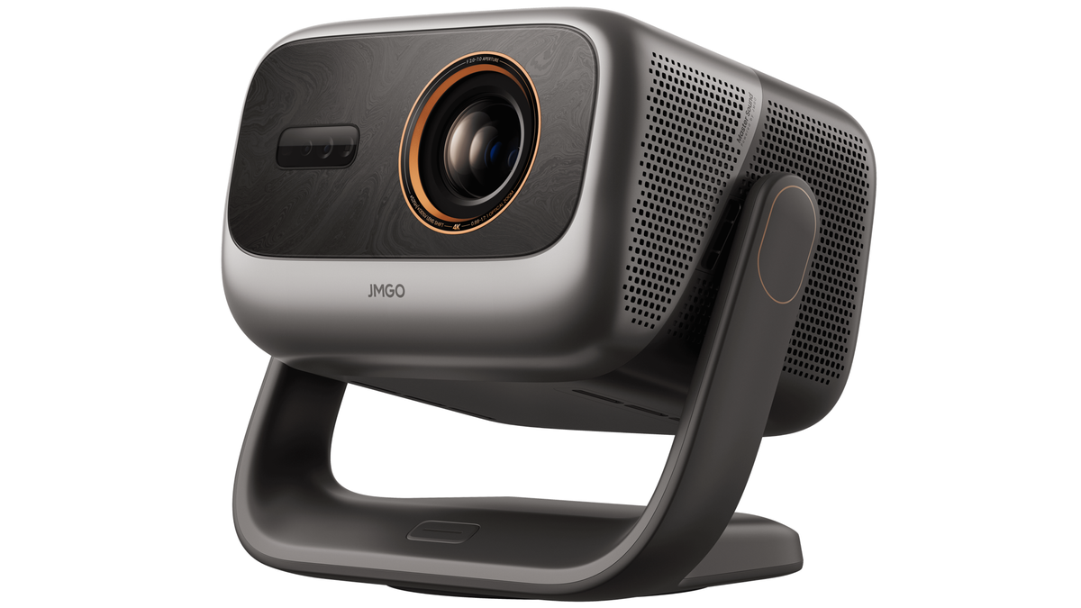 JMGO Iris Ultra Max on a white background