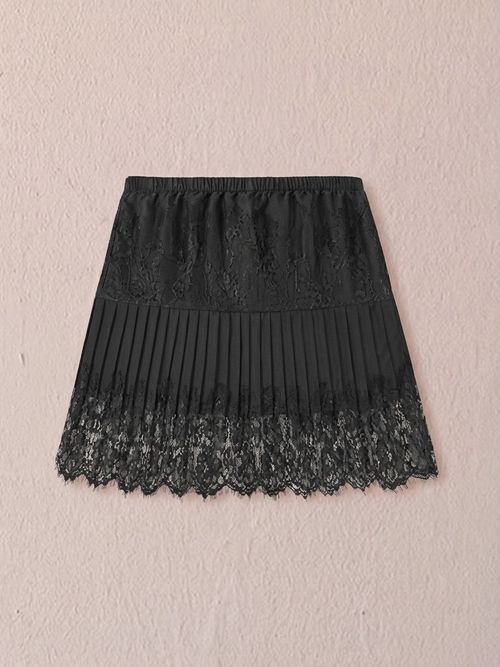Mini Adjustable Lace Underskirt