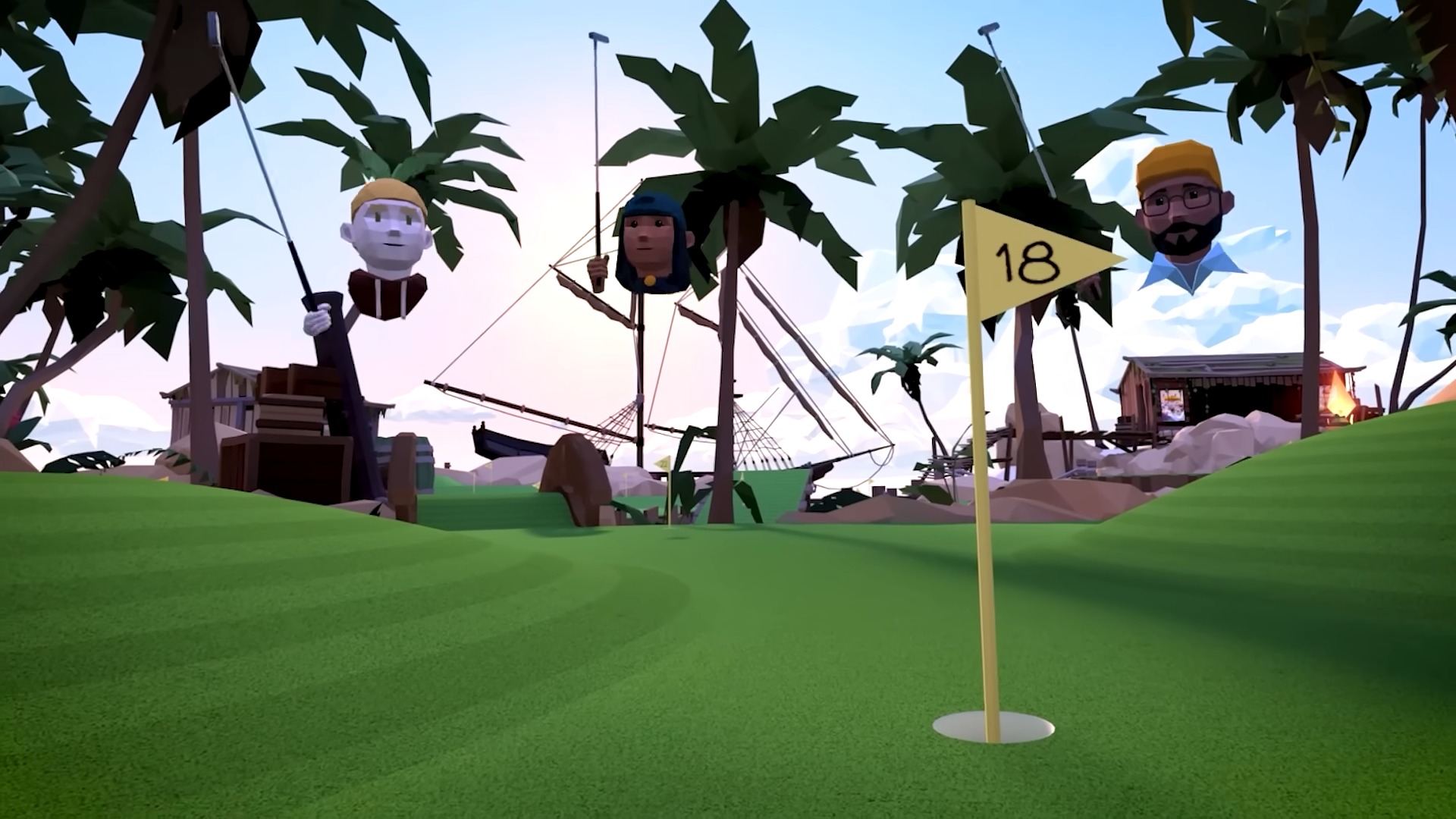 A screengrab from a Walkabout Mini Golf 2024 Trailer