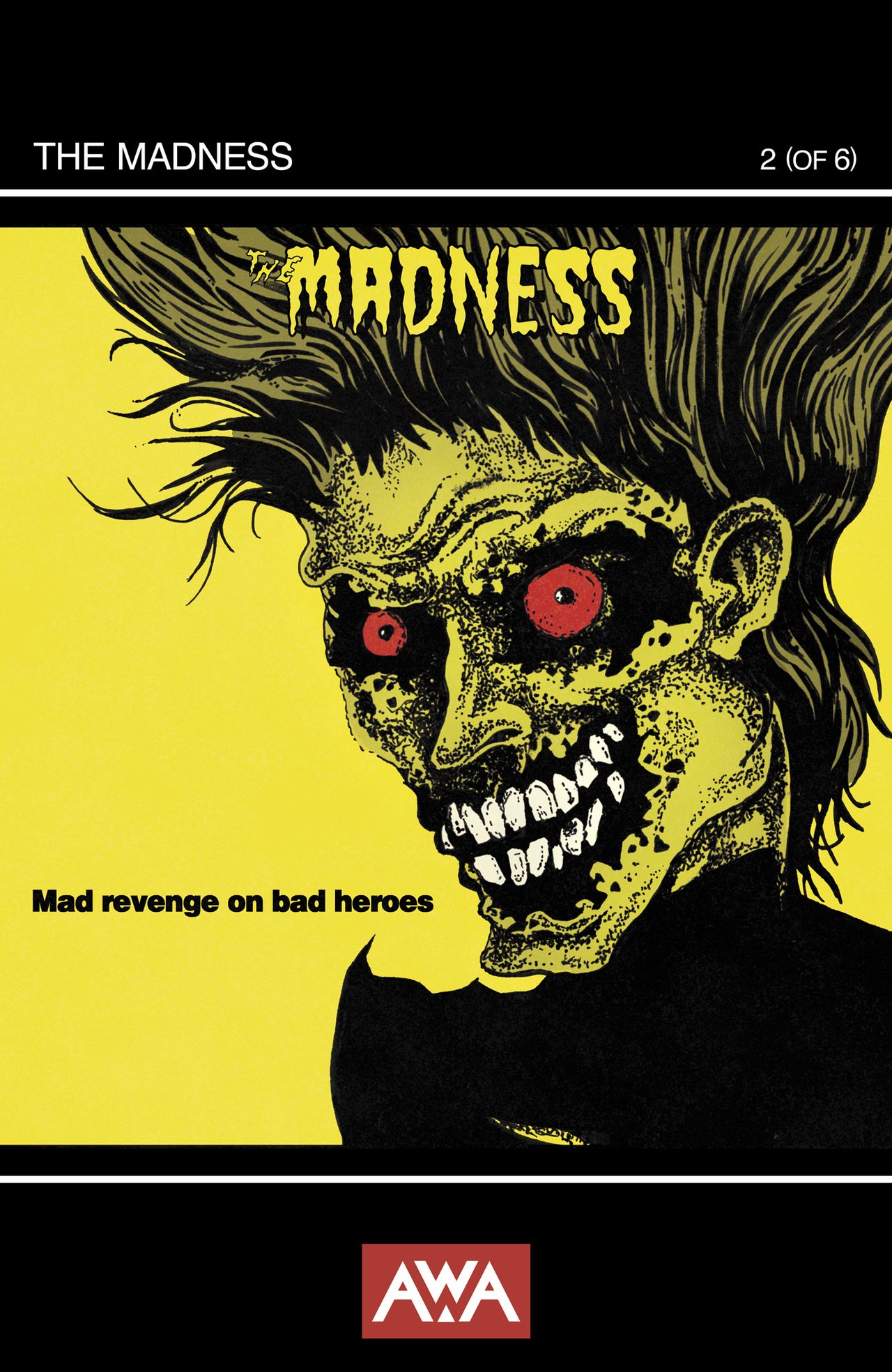 The various "punk rock" covers for The Madness #1.