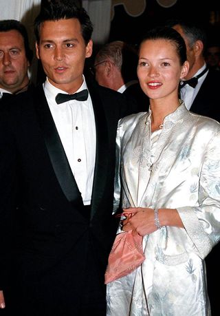 Kate Moss and Johnny Depp