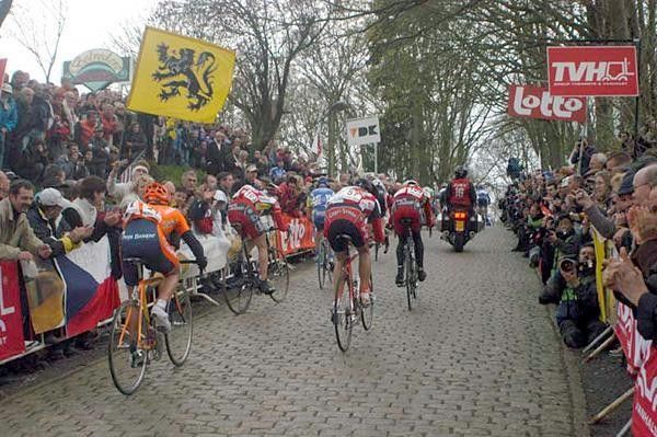 The scene on the Kemmelberg