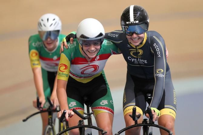Gold for Tasmania in the women's team pursuit