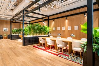 Coworking space at WeWork Singapore