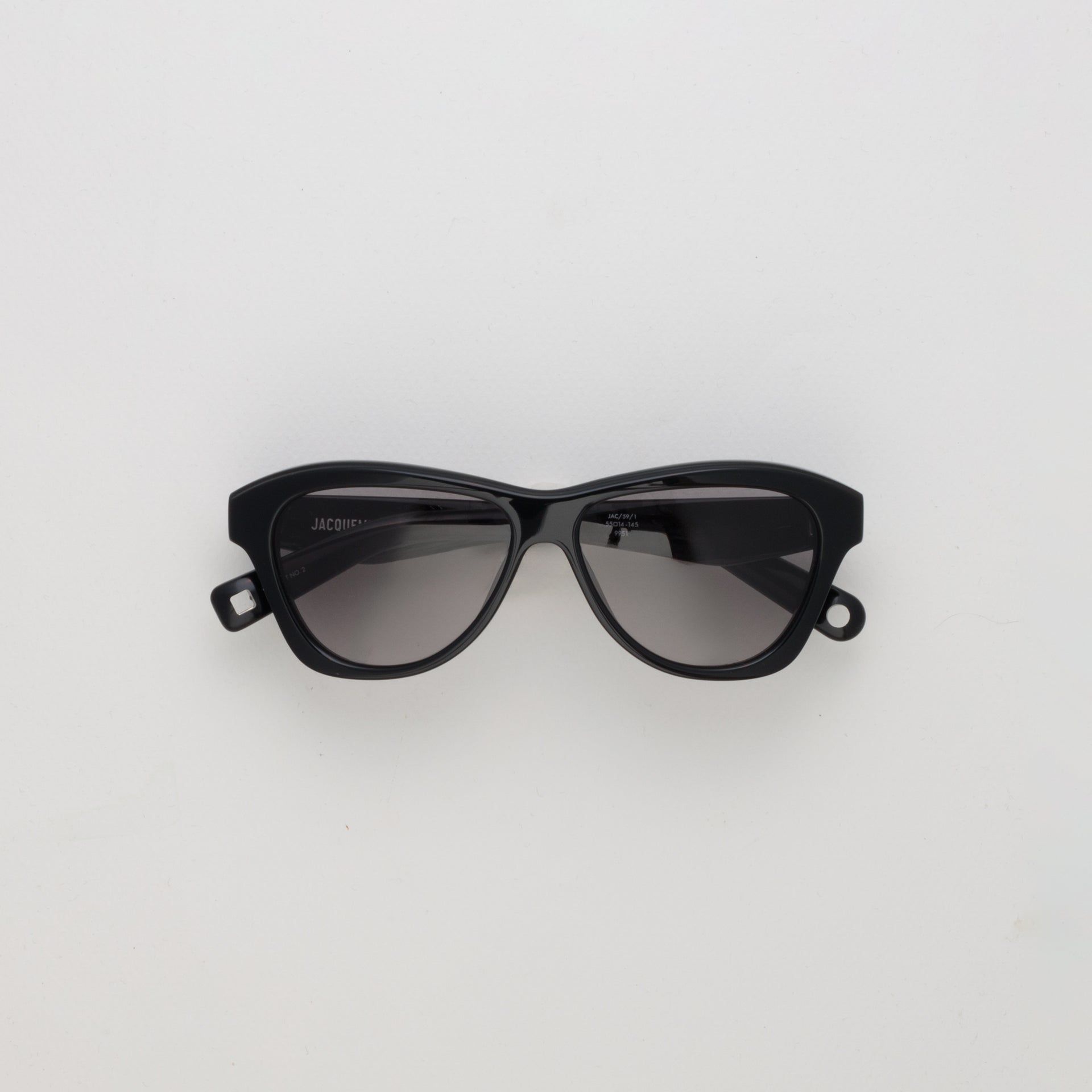 Palmier Angular Sunglasses in Black
