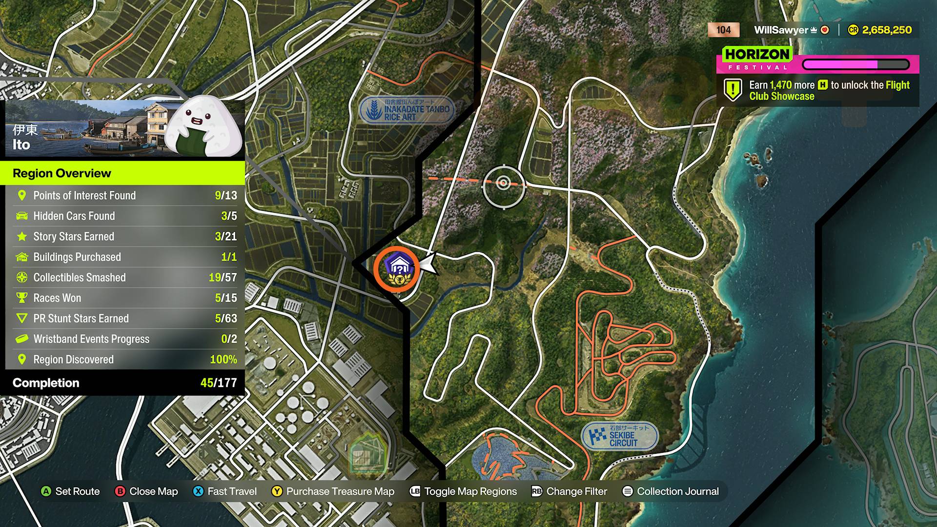 Forza Horizon 6 barn finds map for ford sierra cosworth