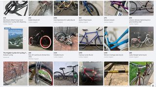 A page of used bike listings