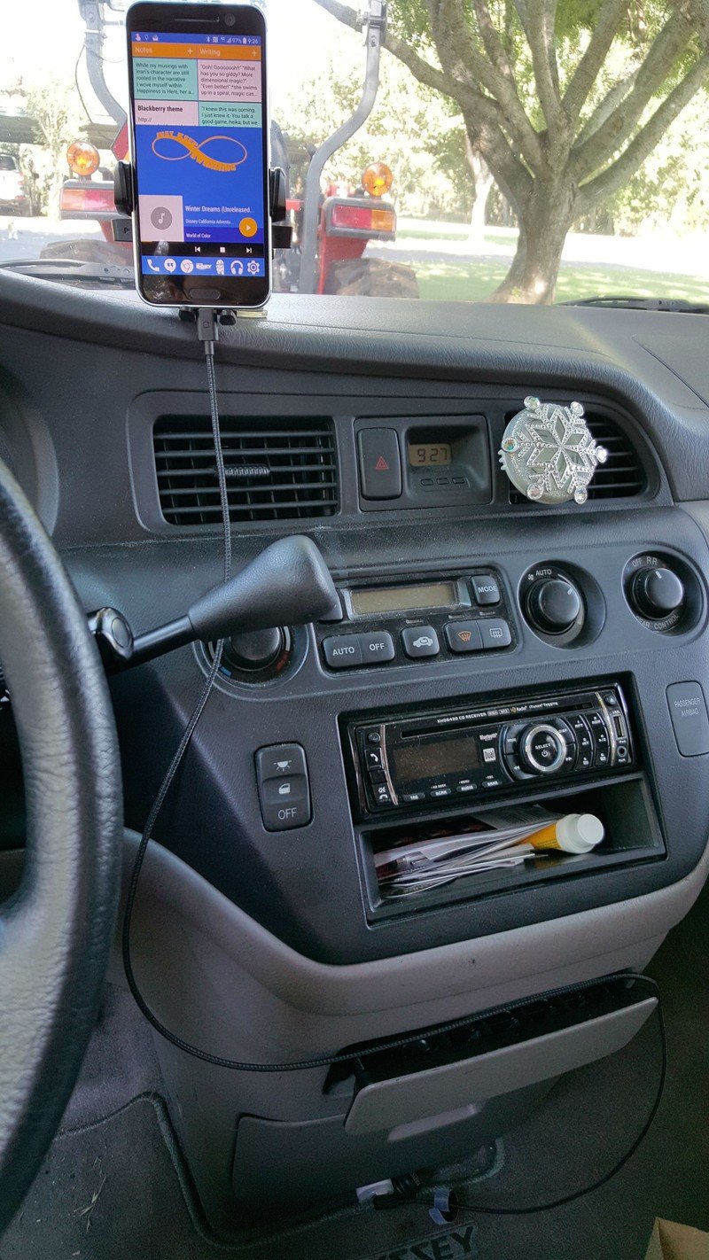 Good for charging in the car.