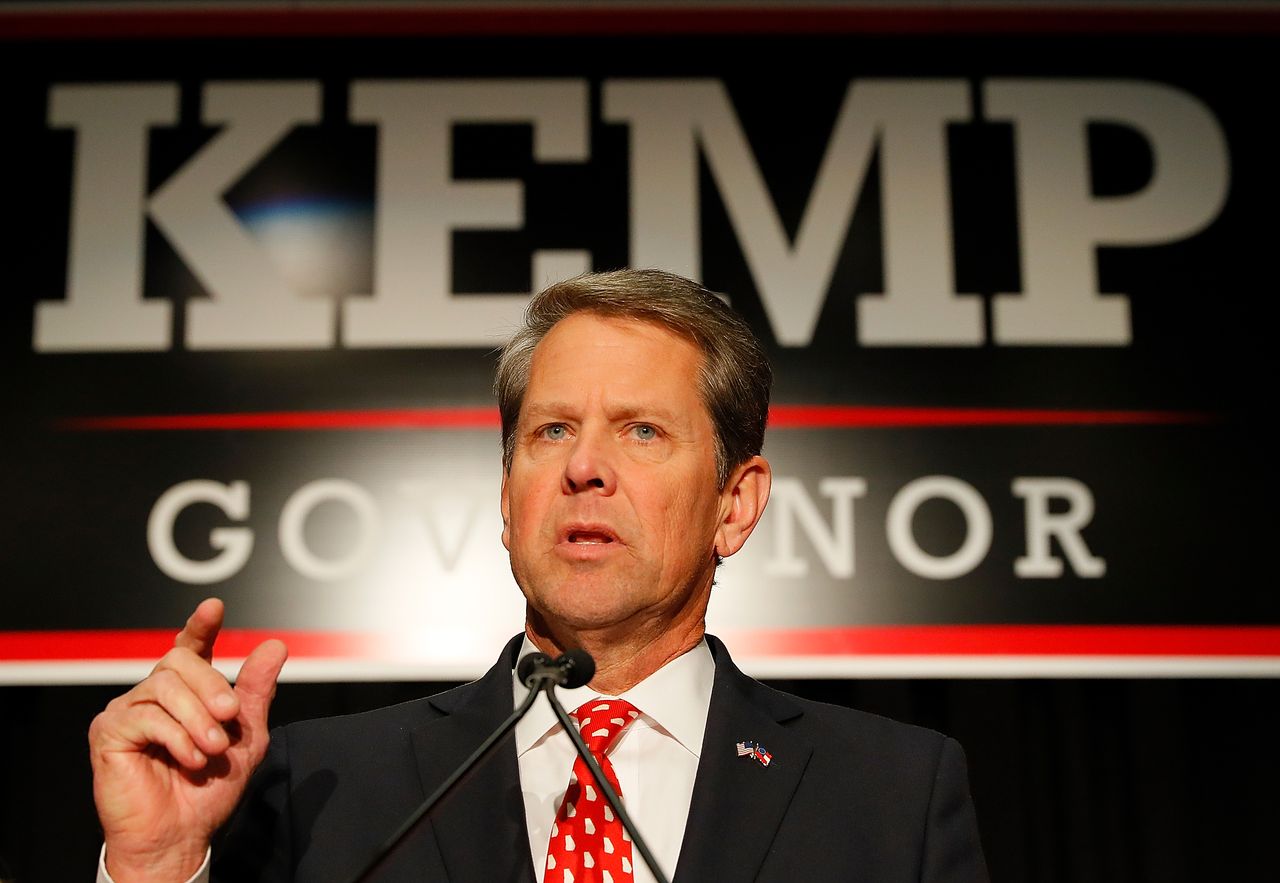 Brian Kemp. 