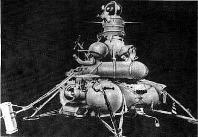 The Soviet Union's Luna 16 moon sample return spacecraft, which launched on Sept. 12, 1970.
