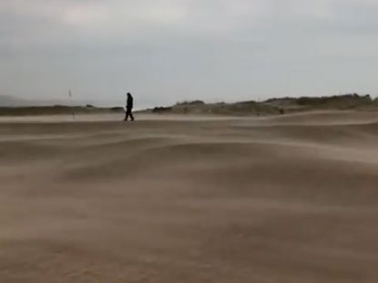 Montrose Golf Club Gets Covered In Sand