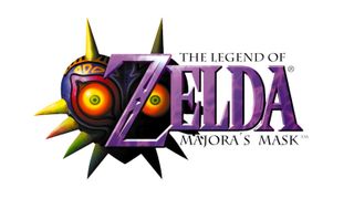 The logo for The Legend of Zelda: Majora's Mask on a white background