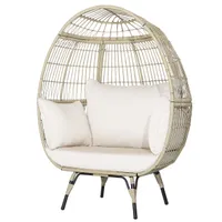 Costway Oversized Rattan Egg Chair