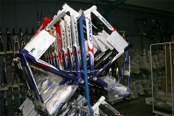 Some finished frames awaiting components.