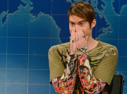 Watch Bill Hader's triumphant return as beloved character 'Stefon' on Saturday Night Live