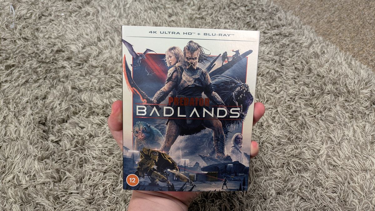 Predator: Badlands 4K Blu-ray case