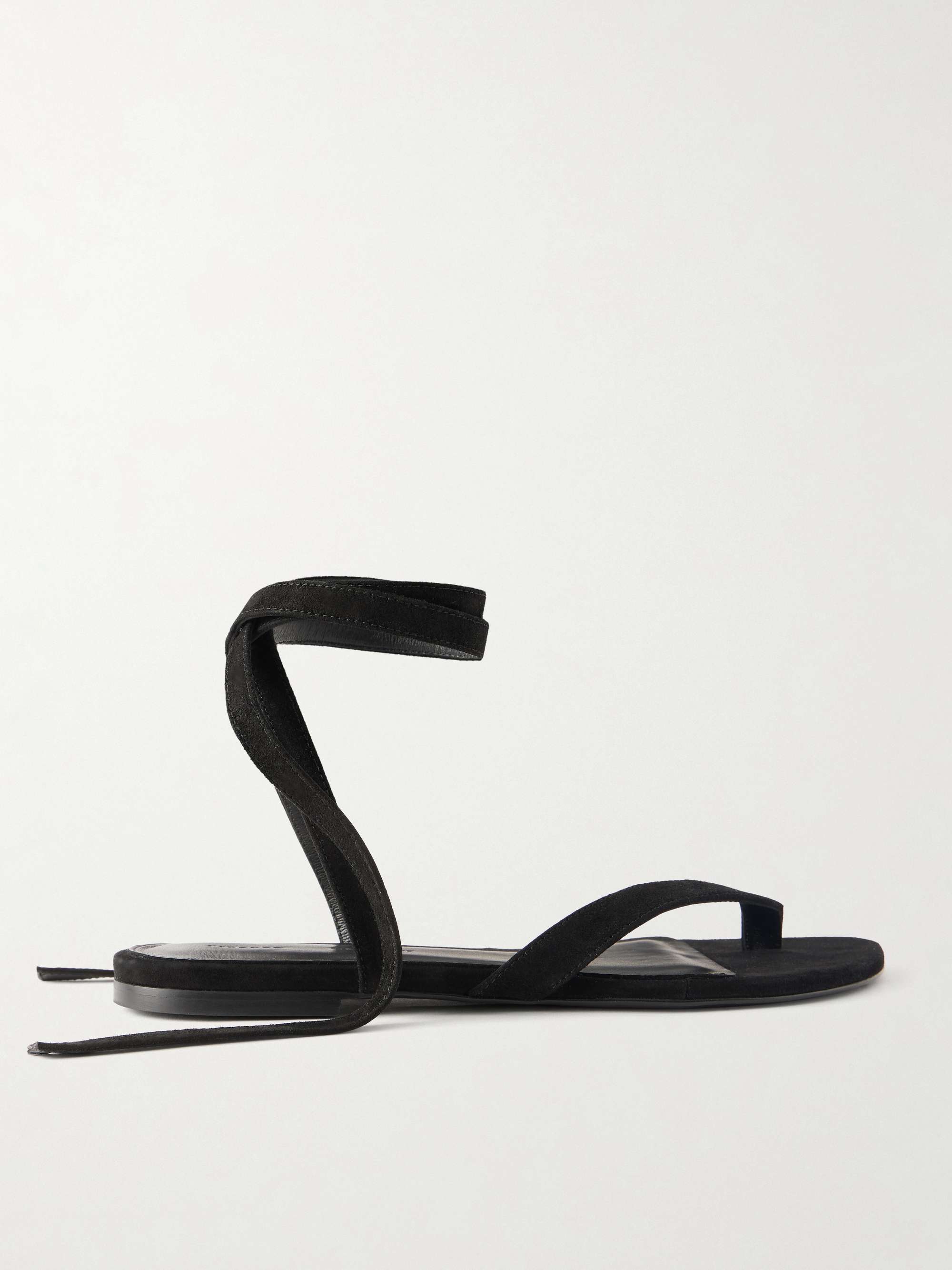 Tee Suede Sandals