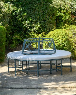 Tectona 1800 outdoor furniture collection banc circulaire