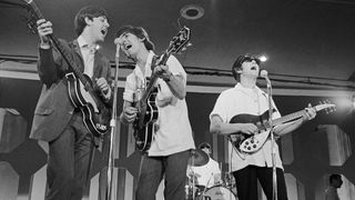 The Beatles perform live