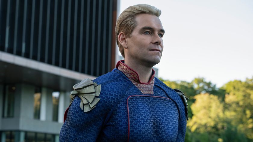 Homelander (Antony Starr) as seen in Prime Video&#039;s &quot;Gen V&quot; season 1