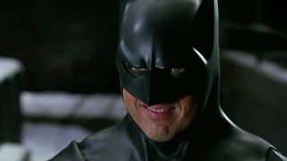 Michael Keaton smiling in Batman Returns