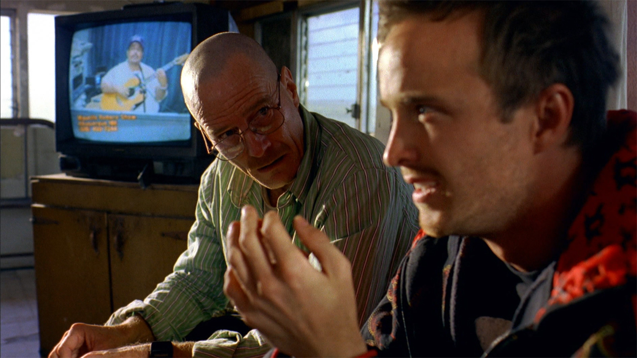Walt and Jessie in Breaking Bad