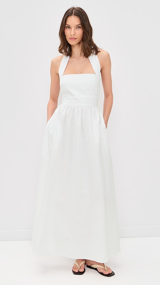 Susana Monaco Poplin Halter Tie Dress