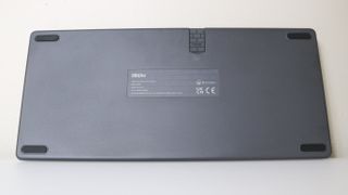 A rear shot of the 8BitDo Retro Mechanical Keyboard