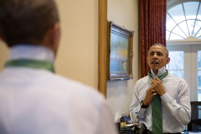 President Obama will still suit up after he leaves office.