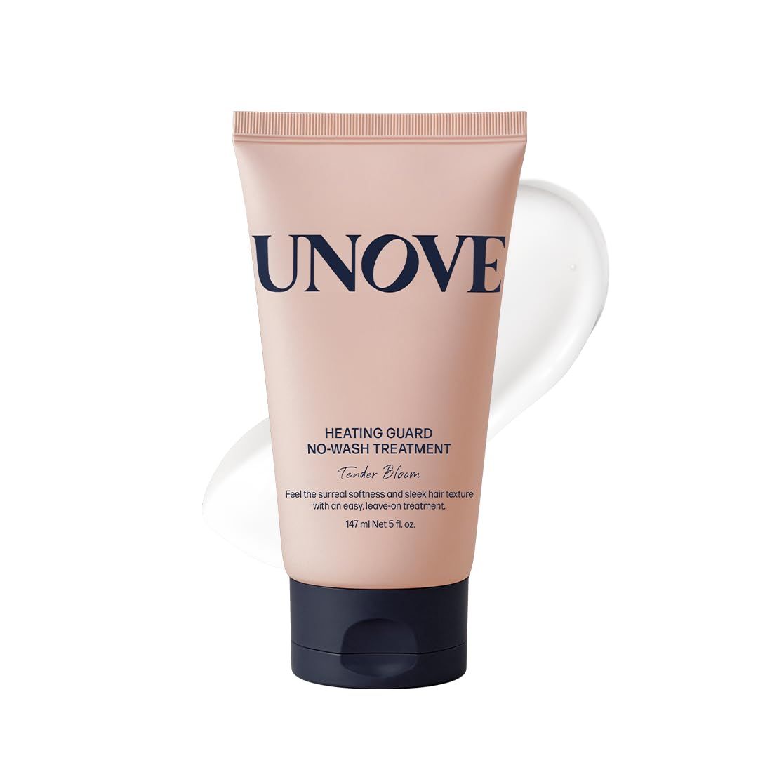 Unove Heating Guard No-Wash Leave in Hair Treatment 147ml/4.97fl.oz | Hair Leave in Conditioner for Frizzy Dry Damaged Hair | Hair Heat Protectant & Frizz Control | Deep Conditioning