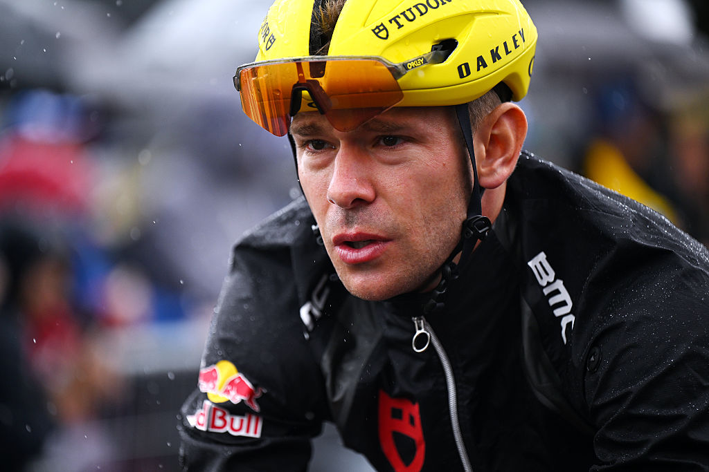 LAUWIN-PLANQUE - JULY 06: Fabian Lienhard of Switzerland and Team Tudor Pro Cycling prior to the 112th Tour de France 2025, Stage 2 a 209.1km stage from Lauwin-Planque to Boulogne-sur-Mer / #UCIWT / on July 06, 2025 in Lauwin-Planque, France.