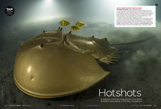 Opening spread of Hotshots gallery in Digital Camera magazine issue 276