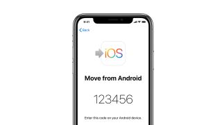 Android-puhelimen Move to iOS -sovellus