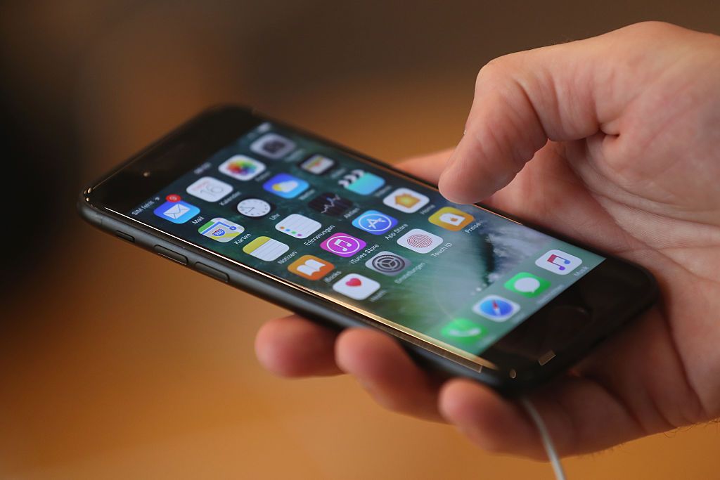 Border patrol searching phones. 