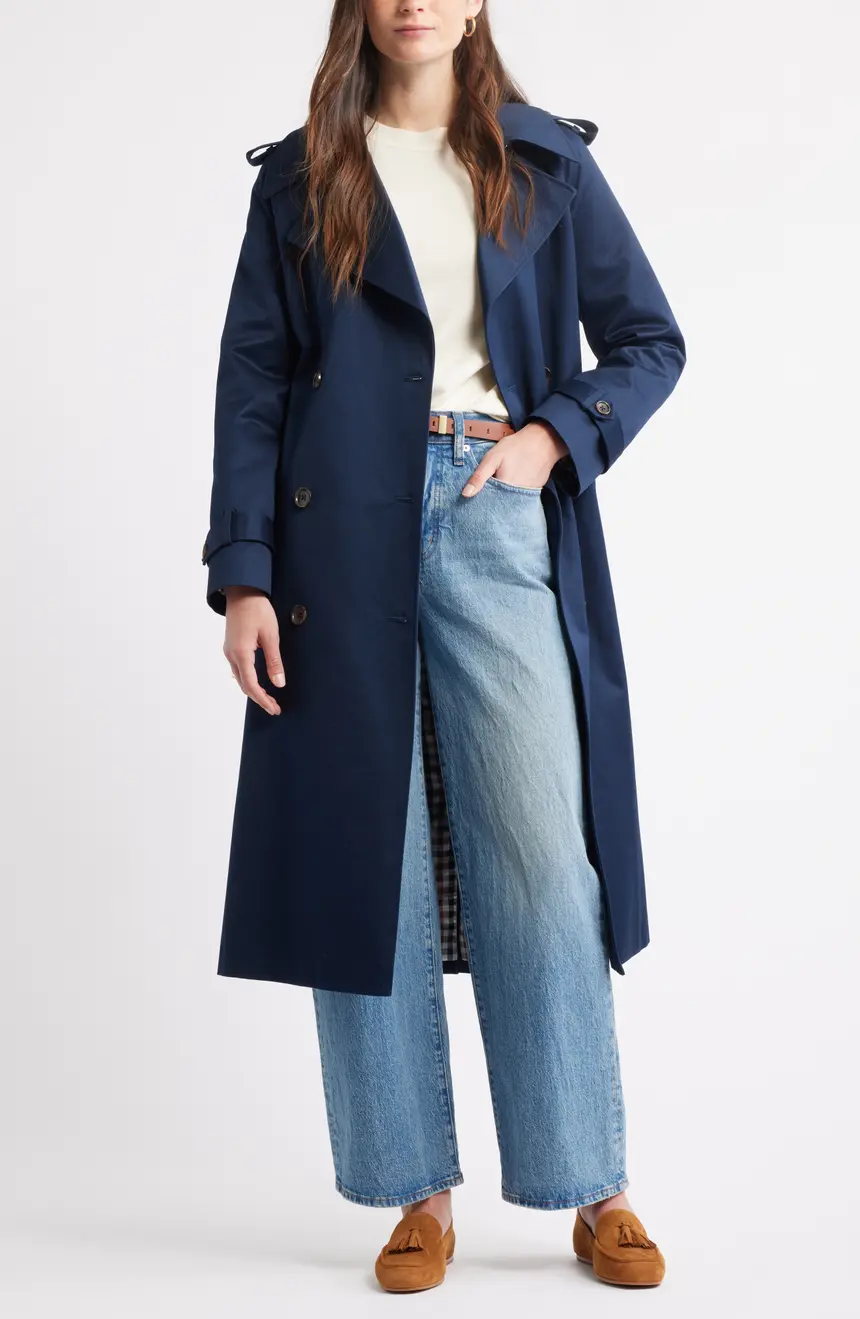 Caslon, Cotton Trench Coat (Was 