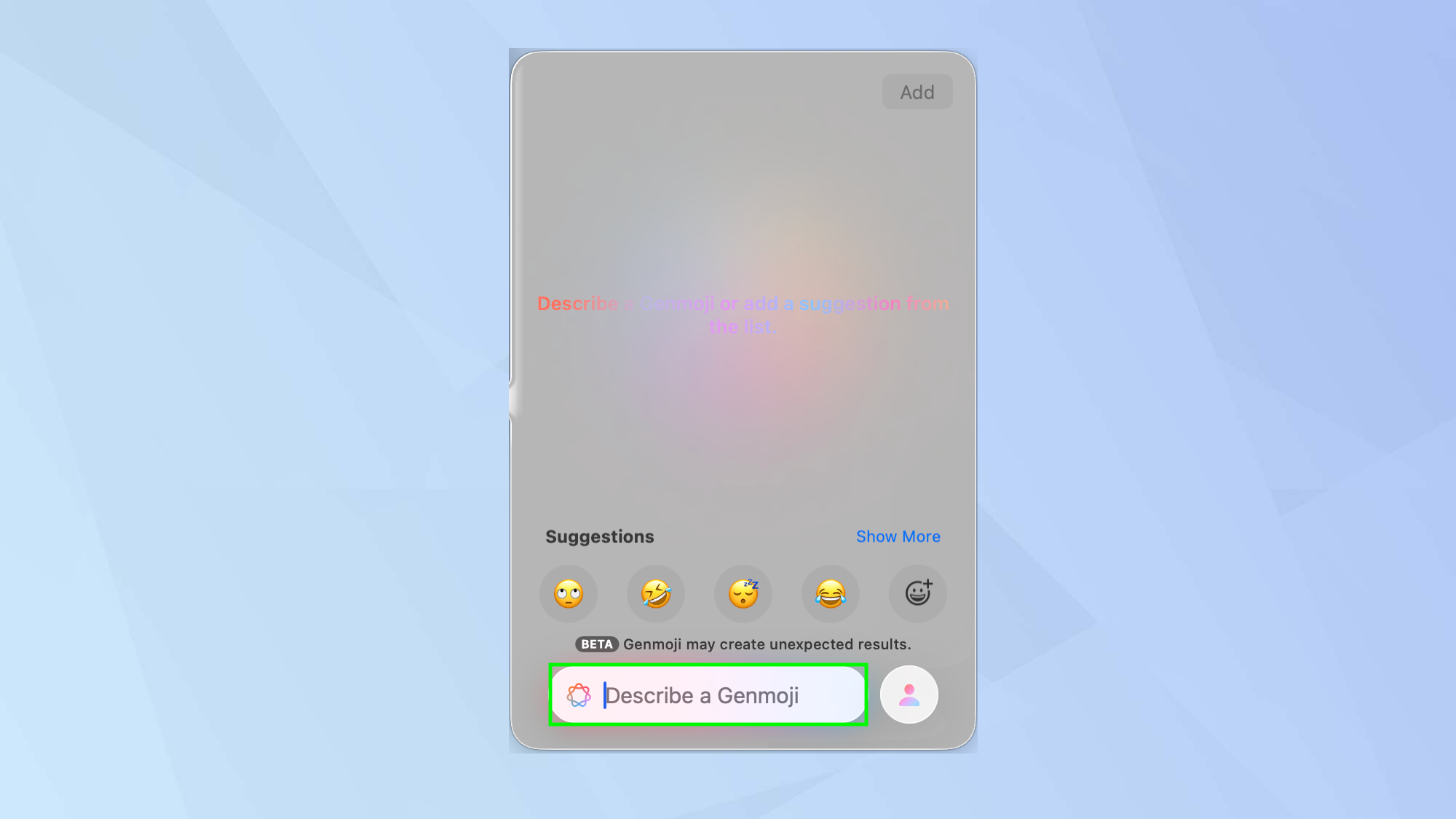 How to get more out Genmoji on a Mac