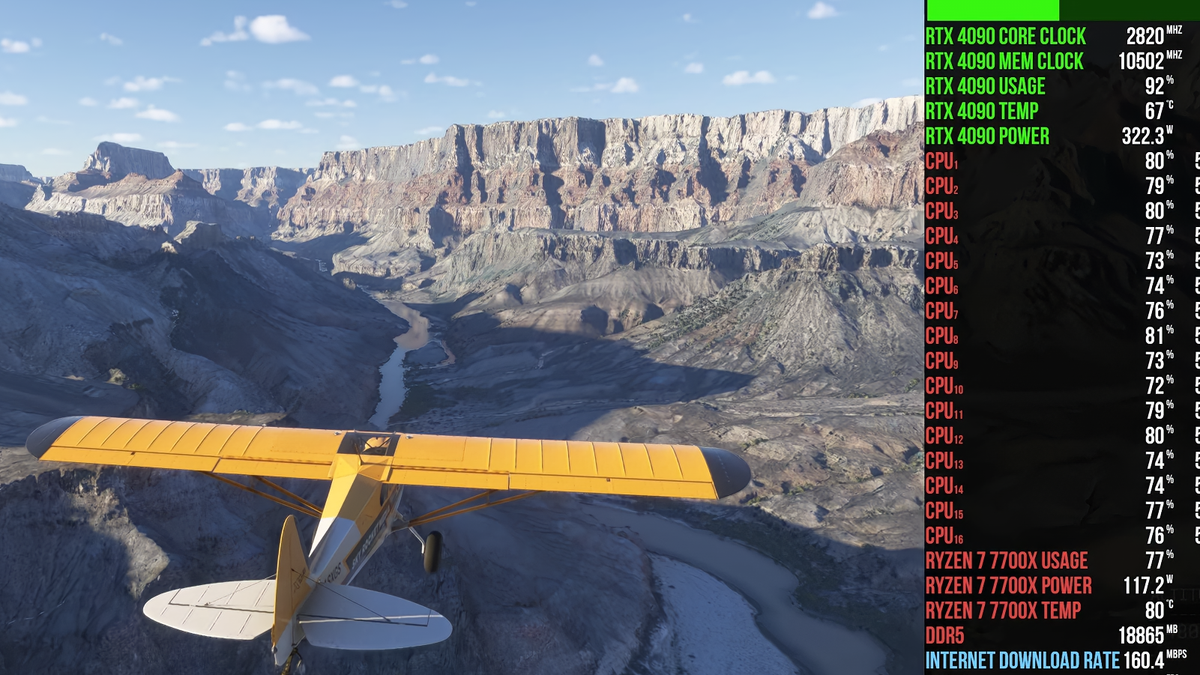 Testing of an early technical alpha of Microsoft Flight Simulator 2024 has revealed that the game's streaming data demands can reach as high as 180 Mb