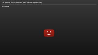 YouTube geo restrictions