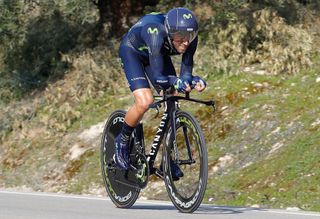 Alejandro Valverde (Movistar) regained the Ruta del Sol lead during the stage 3 time trial.