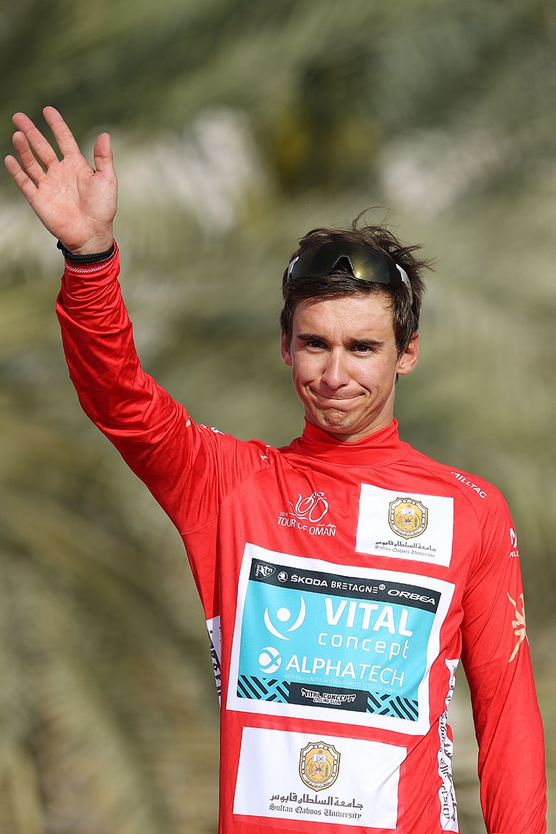 Bryan Coquard (Vital Concept) earned the red jersey after winning stage 1 of the Tour of Oman.