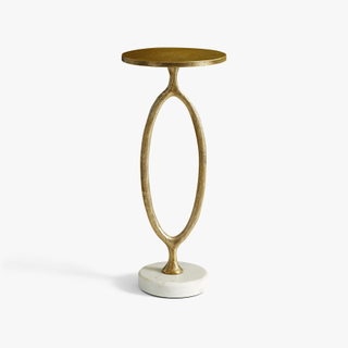 bronze modern accent table