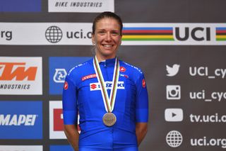 Tatiana Guderzo with the bronze