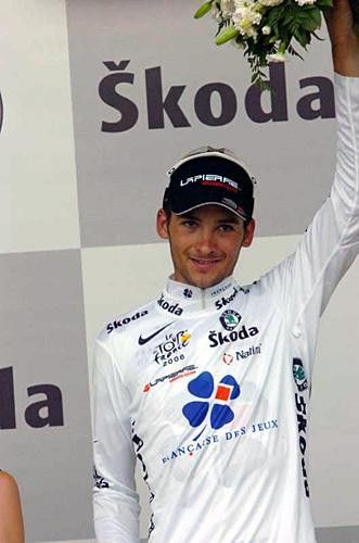 Benoit Vaugrenard (FDJ) back in the white jersey