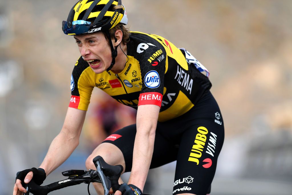 Jonas Vingegaard (Jumbo-Visma) was overjoyed to win at the UAE Tour